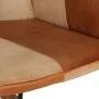 Schaukelstuhl mit Hocker aus echtem Leder und braunem Canvas von vidaXL, Schaukelstühle - Ref: Foro24-339707, Preis: 123,93 €...