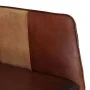 Schaukelstuhl mit Hocker aus echtem Leder und brauner Leinwand von vidaXL, Schaukelstühle - Ref: Foro24-339708, Preis: 152,86...