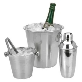 Excellent Houseware Juego de accesorios de bar acero inoxidable de Excellent Houseware, Cocteleras - Ref: Foro24-424155, Prec...