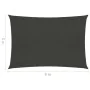 Toldo de vela gris antracita HDPE 160 g/m² 5x6 m de vidaXL, Sombrillas - Ref: Foro24-311081, Precio: 60,38 €, Descuento: %