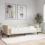 Sofá cama con colchón tela crema 100x200 cm de vidaXL, Camas y somieres - Ref: Foro24-3196569, Precio: 367,16 €, Descuento: %