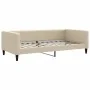 Sofá cama con colchón tela crema 100x200 cm de vidaXL, Camas y somieres - Ref: Foro24-3196569, Precio: 367,16 €, Descuento: %