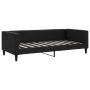 Sofá cama con colchón tela negro 90x190 cm de vidaXL, Camas y somieres - Ref: Foro24-3196572, Precio: 331,08 €, Descuento: %