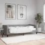 Sofá cama con colchón tela gris claro 90x200 cm de vidaXL, Camas y somieres - Ref: Foro24-3196560, Precio: 329,07 €, Descuent...
