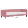 Sofá cama con colchón terciopelo rosa 80x200 cm de vidaXL, Camas y somieres - Ref: Foro24-3196663, Precio: 311,35 €, Descuent...