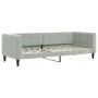 Sofá cama con colchón terciopelo gris claro 80x200 cm de vidaXL, Camas y somieres - Ref: Foro24-3196660, Precio: 344,28 €, De...