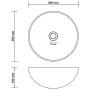 Matte pink ceramic round bathroom sink by vidaXL, Sinks - Ref: Foro24-146977, Price: 62,46 €, Discount: %