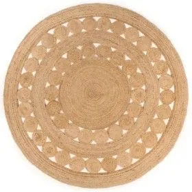 Alfombra redonda de yute trenzado 210 cm de vidaXL, Alfombras - Ref: Foro24-343591, Precio: 115,46 €, Descuento: %