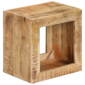 Taburete madera maciza de mango 40x30x40 cm de vidaXL, Mesas auxiliares - Ref: Foro24-337838, Precio: 101,60 €, Descuento: %