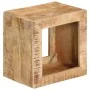 Taburete madera maciza de mango 40x30x40 cm de vidaXL, Mesas auxiliares - Ref: Foro24-337838, Precio: 101,60 €, Descuento: %