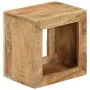 Taburete madera maciza de mango 40x30x40 cm de vidaXL, Mesas auxiliares - Ref: Foro24-337838, Precio: 101,60 €, Descuento: %