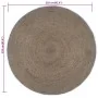 Alfombra de yute tejida a mano redonda gris 210 cm de vidaXL, Alfombras - Ref: Foro24-343594, Precio: 131,76 €, Descuento: %