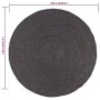 Alfombra de yute tejida a mano redonda gris oscuro 240 cm de vidaXL, Alfombras - Ref: Foro24-343598, Precio: 152,69 €, Descue...
