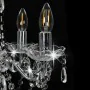 Lámpara de araña con cuentas de cristal plateado redonda 5xE14 de vidaXL, Lámparas - Ref: Foro24-281601, Precio: 92,96 €, Des...