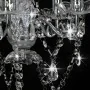 Lámpara de araña con cuentas de cristal plateado redonda 5xE14 de vidaXL, Lámparas - Ref: Foro24-281601, Precio: 92,96 €, Des...