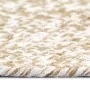 Alfombra hecha a mano de yute marrón y blanco 210 cm de vidaXL, Alfombras - Ref: Foro24-343618, Precio: 125,68 €, Descuento: %