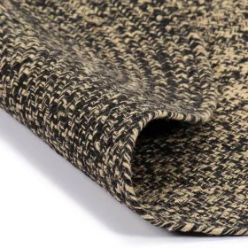 Alfombra hecha a mano de yute marrón y negro 180 cm de vidaXL, Alfombras - Ref: Foro24-343620, Precio: 106,67 €, Descuento: %
