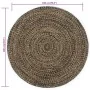 Alfombra hecha a mano de yute marrón y negro 180 cm de vidaXL, Alfombras - Ref: Foro24-343620, Precio: 106,67 €, Descuento: %