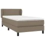 Cama box spring con colchón tela gris taupe 80x200 cm de vidaXL, Camas y somieres - Ref: Foro24-3126041, Precio: 297,16 €, De...