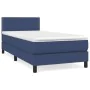 Box spring bed with blue fabric mattress 80x200 cm by vidaXL, Beds and slatted bases - Ref: Foro24-3139935, Price: 291,78 €, ...