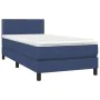 Box spring bed with blue fabric mattress 80x200 cm by vidaXL, Beds and slatted bases - Ref: Foro24-3139935, Price: 291,78 €, ...