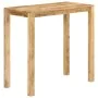 High bar table solid mango wood 112x55x108 cm by vidaXL, Side tables - Ref: Foro24-350317, Price: 184,37 €, Discount: %