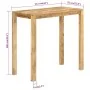 High bar table solid mango wood 112x55x108 cm by vidaXL, Side tables - Ref: Foro24-350317, Price: 184,37 €, Discount: %