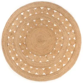 Alfombra redonda de yute trenzado 240 cm de vidaXL, Alfombras - Ref: Foro24-343592, Precio: 178,58 €, Descuento: %