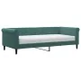 Sofa bed with dark green velvet mattress 90x200 cm by vidaXL, Beds and slatted bases - Ref: Foro24-3197749, Price: 332,97 €, ...