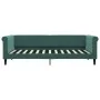 Sofa bed with dark green velvet mattress 90x200 cm by vidaXL, Beds and slatted bases - Ref: Foro24-3197749, Price: 332,97 €, ...