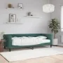 Sofa bed with dark green velvet mattress 80x200 cm by vidaXL, Beds and slatted bases - Ref: Foro24-3197742, Price: 310,67 €, ...