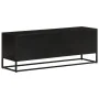 Mueble de TV madera maciza de mango y hierro 110x30x40 cm de vidaXL, Muebles TV - Ref: Foro24-353889, Precio: 233,49 €, Descu...