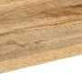Mesa consola madera maciza de mango rugosa 110x35x76 cm de vidaXL, Mesas auxiliares - Ref: Foro24-353909, Precio: 171,54 €, D...