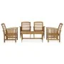 Juego de muebles de jardín 5 piezas madera maciza de acacia de vidaXL, Conjuntos de jardín - Ref: Foro24-3057974, Precio: 342...