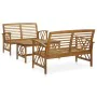 Juego de muebles de jardín 3 piezas madera maciza de acacia de vidaXL, Conjuntos de jardín - Ref: Foro24-3057984, Precio: 307...