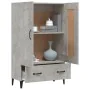 Aparador de madera contrachapada gris hormigón 70x31x115 cm de vidaXL, Aparadores - Ref: Foro24-812577, Precio: 91,00 €, Desc...