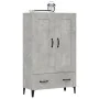 Aparador de madera contrachapada gris hormigón 70x31x115 cm de vidaXL, Aparadores - Ref: Foro24-812577, Precio: 91,00 €, Desc...