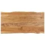 Mesa de comedor de madera maciza de acacia 154x80x76 cm de vidaXL, Mesas de cocina y de comedor - Ref: Foro24-286477, Precio:...