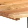Mesa de comedor de madera maciza de acacia 154x80x76 cm de vidaXL, Mesas de cocina y de comedor - Ref: Foro24-286477, Precio:...