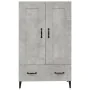 Aparador de madera contrachapada gris hormigón 70x31x115 cm de vidaXL, Aparadores - Ref: Foro24-812577, Precio: 91,00 €, Desc...