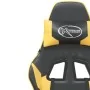 Gaming chair with footrest black gold synthetic leather by vidaXL, Gaming chairs - Ref: Foro24-3143701, Price: 133,79 €, Disc...