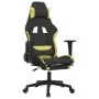 Gaming-Stuhl mit Fußstütze aus hellgrünem und schwarzem Stoff von vidaXL, Gaming-Stühle - Ref: Foro24-3143748, Preis: 121,39 ...