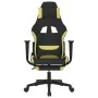 Gaming-Stuhl mit Fußstütze aus hellgrünem und schwarzem Stoff von vidaXL, Gaming-Stühle - Ref: Foro24-3143748, Preis: 121,39 ...