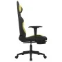 Gaming-Stuhl mit Fußstütze aus hellgrünem und schwarzem Stoff von vidaXL, Gaming-Stühle - Ref: Foro24-3143748, Preis: 121,39 ...