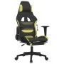 Gaming-Stuhl mit Fußstütze aus hellgrünem und schwarzem Stoff von vidaXL, Gaming-Stühle - Ref: Foro24-3143748, Preis: 121,39 ...