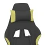 Gaming-Stuhl mit Fußstütze aus hellgrünem und schwarzem Stoff von vidaXL, Gaming-Stühle - Ref: Foro24-3143748, Preis: 121,39 ...