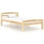 Estructura de cama de madera maciza de pino 90x200 cm de vidaXL, Camas y somieres - Ref: Foro24-322061, Precio: 106,52 €, Des...