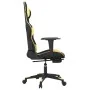 Gaming-Stuhl mit Fußstütze aus schwarzem, goldenem Kunstleder von vidaXL, Gaming-Stühle - Ref: Foro24-3143766, Preis: 122,62 ...