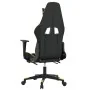 Gaming-Stuhl mit Fußstütze aus schwarzem, goldenem Kunstleder von vidaXL, Gaming-Stühle - Ref: Foro24-3143766, Preis: 122,62 ...
