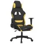 Gaming chair with yellow and black fabric footrest by vidaXL, Gaming chairs - Ref: Foro24-3143746, Price: 120,93 €, Discount: %